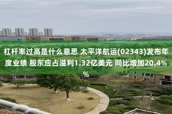 杠杆率过高是什么意思 太平洋航运(02343)发布年度业绩 股东应占溢利1.32亿美元 同比增加20.4%